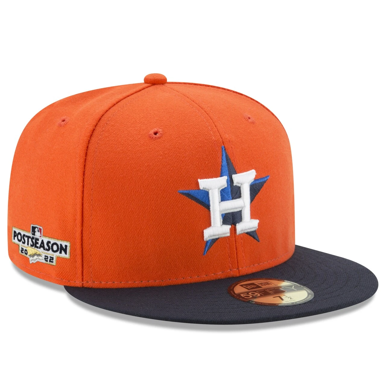 Men's Houston Astros New Era Orange 2022 Postseason Side Patch 59FIFTY Fitted Hat 1 Men's Houston Astros New Era Orange 2022 Postseason Side Patch 59FIFTY Fitted Hat