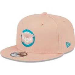 Men's Chicago Cubs New Era Pink Sky Aqua Undervisor 9FIFTY Snapback Hat -NEW ERA Sales Store mens new era pink chicago cubs sky aqua undervisor 9fifty snapback hat ss5 p 200015873pv 3u vrot9qicnxvvontaamlbv dijwr6thqci9bbcu57bf