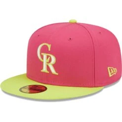 Men's Colorado Rockies New Era Pink 25th Anniversary Beetroot Cyber 59FIFTY Fitted Hat -NEW ERA Sales Store mens new era pink colorado rockies 25th anniversary beetroot cyber 59fifty fitted hat pi4692000 altimages ff 4692811 8d7b025c7980d1161050alt3 full
