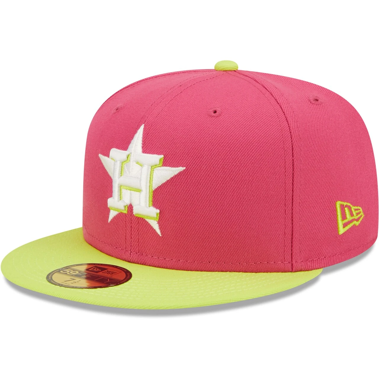 Men's Houston Astros New Era Pink 2017 World Series Champions Beetroot Cyber 59FIFTY Fitted Hat 3 Men's Houston Astros New Era Pink 2017 World Series Champions Beetroot Cyber 59FIFTY Fitted Hat - Image 3