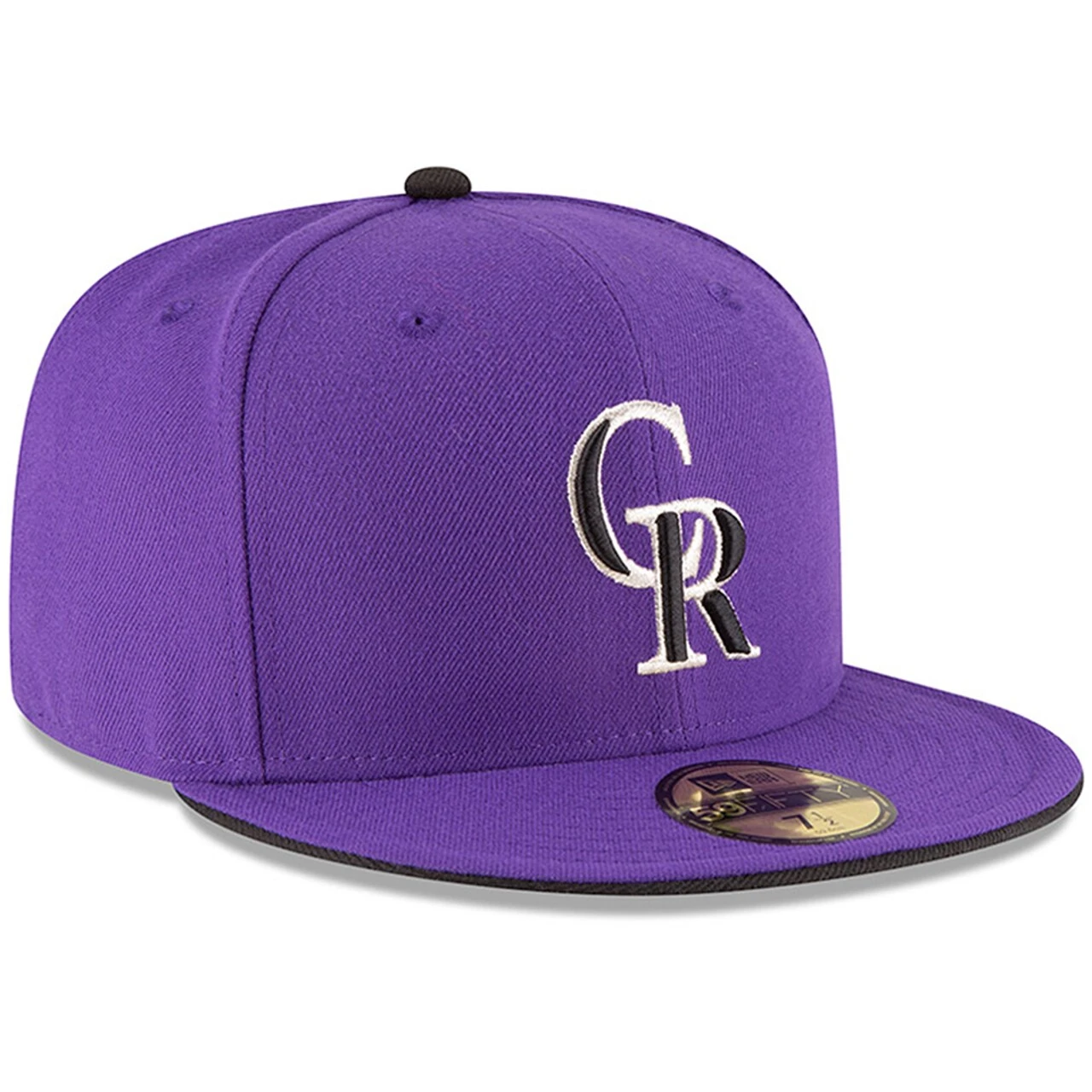 Men's Colorado Rockies New Era Purple Authentic Collection On Field 59FIFTY Structured Hat - Image 3