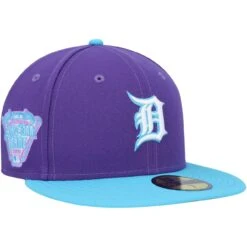Men's Detroit Tigers New Era Purple Vice 59FIFTY Fitted Hat