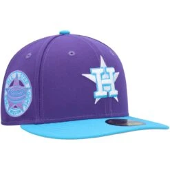 Men's Houston Astros New Era Purple Vice 59FIFTY Fitted Hat