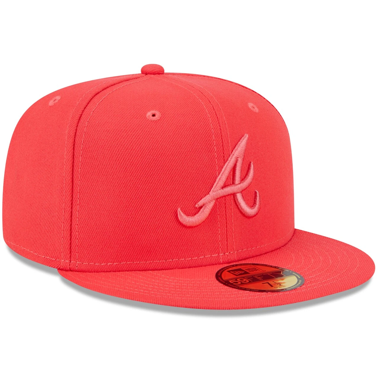 Men's Atlanta Braves New Era Red 2023 Spring Color Basic 59FIFTY Fitted Hat 3 Men's Atlanta Braves New Era Red 2023 Spring Color Basic 59FIFTY Fitted Hat - Image 3