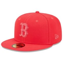 Men's Boston Red Sox New Era Red 2023 Spring Color Basic 59FIFTY Fitted Hat