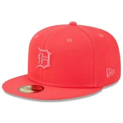 Men's Detroit Tigers New Era Red 2023 Spring Color Basic 59FIFTY Fitted Hat
