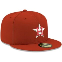 Men's Houston Astros New Era Red White Logo 59FIFTY Fitted Hat -NEW ERA Sales Store mens new era red houston astros white logo 59fifty fitted hat pi4208000 altimages ff 4208714 ac8aba390756a76096afalt3 full