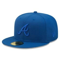 Men's Atlanta Braves New Era Royal Tonal 59FIFTY Fitted Hat