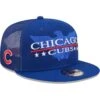 Men's Chicago Cubs New Era Royal Patriot Trucker 9FIFTY Snapback Hat