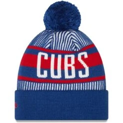 Men's Chicago Cubs New Era Royal Striped Cuffed Knit Hat With Pom -NEW ERA Sales Store mens new era royal chicago cubs striped cuffed knit hat with pom ss5 p 4676512pv 2u ys0ajogokmdiyaped3d6v ingfwjhgp07sej2rvsow