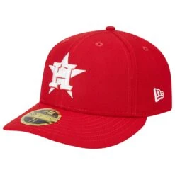 Men's Houston Astros New Era Scarlet Low Profile 59FIFTY Fitted Hat