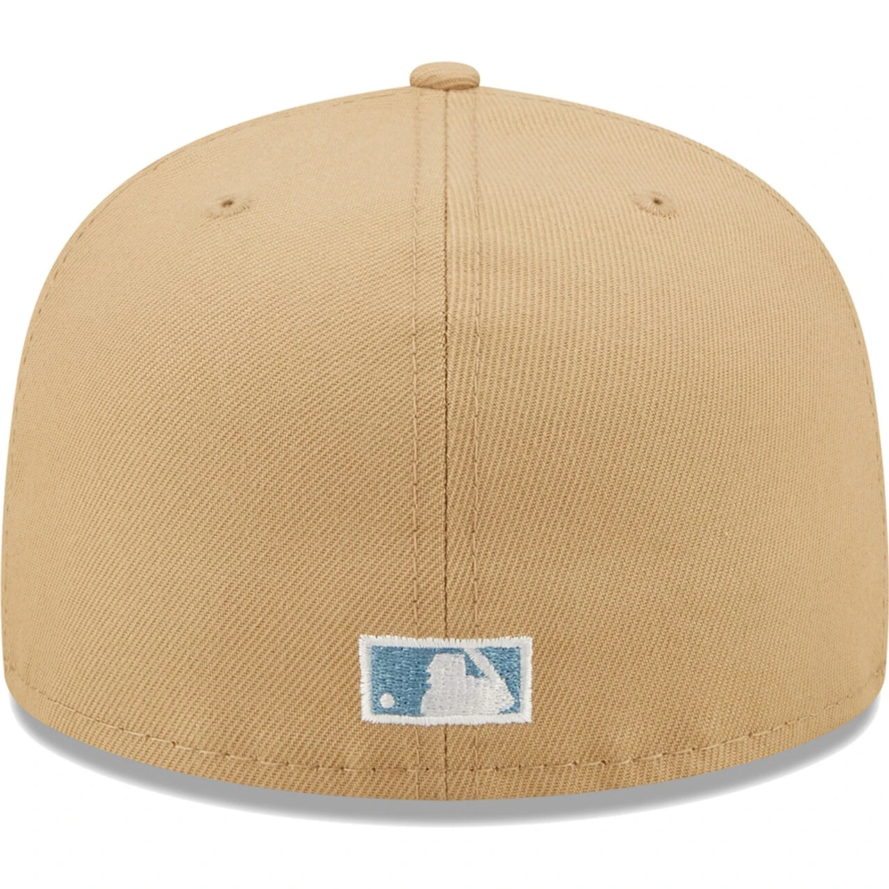 Men's Chicago Cubs New Era Tan 100 Years At Wrigley Field Sky Blue Undervisor 59FIFTY Fitted Hat 4 Men's Chicago Cubs New Era Tan 100 Years At Wrigley Field Sky Blue Undervisor 59FIFTY Fitted Hat - Image 4