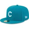 Men's Chicago Cubs New Era Turquoise 59FIFTY Fitted Hat