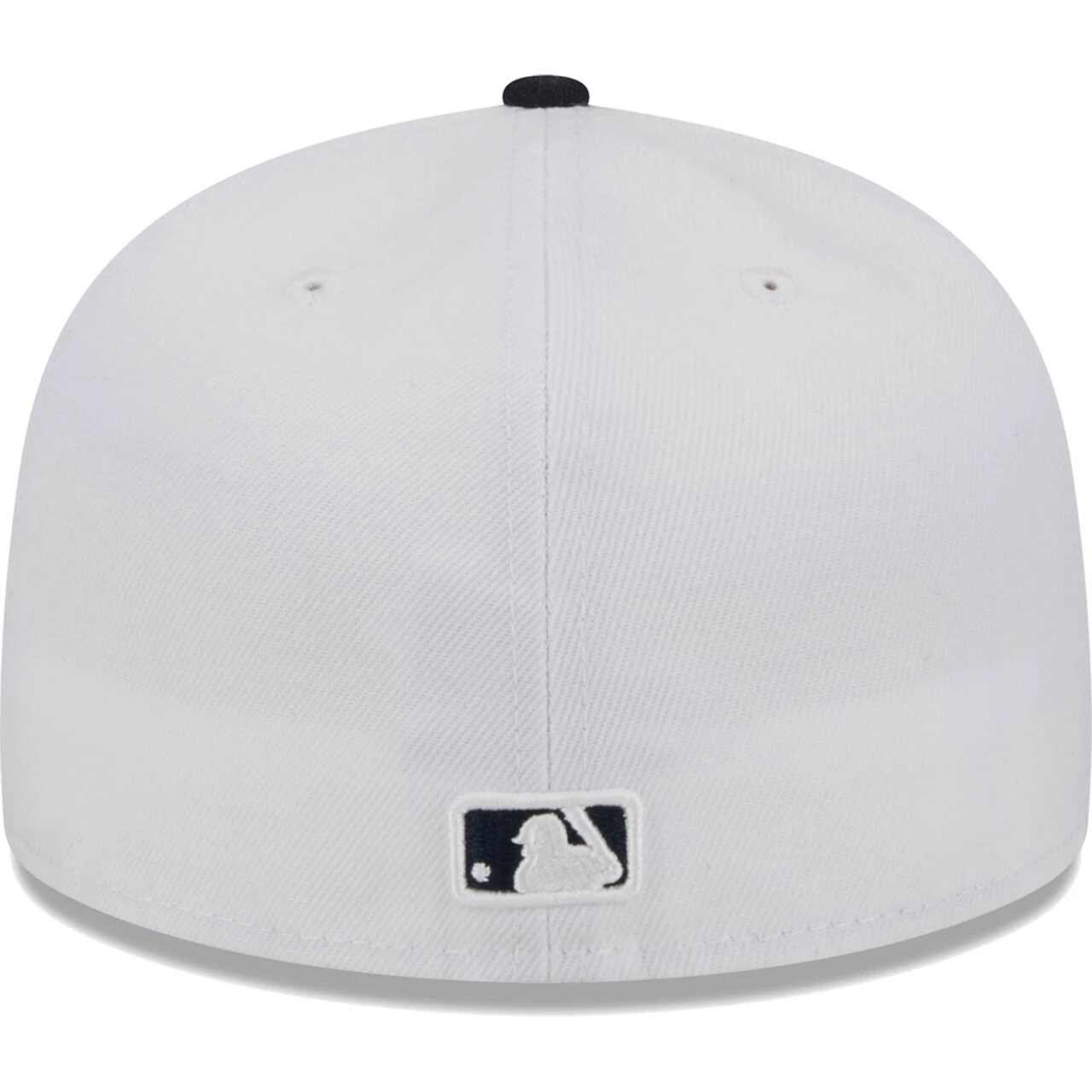 Men's Atlanta Braves New Era White Optic 59FIFTY Fitted Hat 4 Men's Atlanta Braves New Era White Optic 59FIFTY Fitted Hat - Image 4