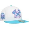 Men's Atlanta Braves New Era White Vice 59FIFTY Fitted Hat