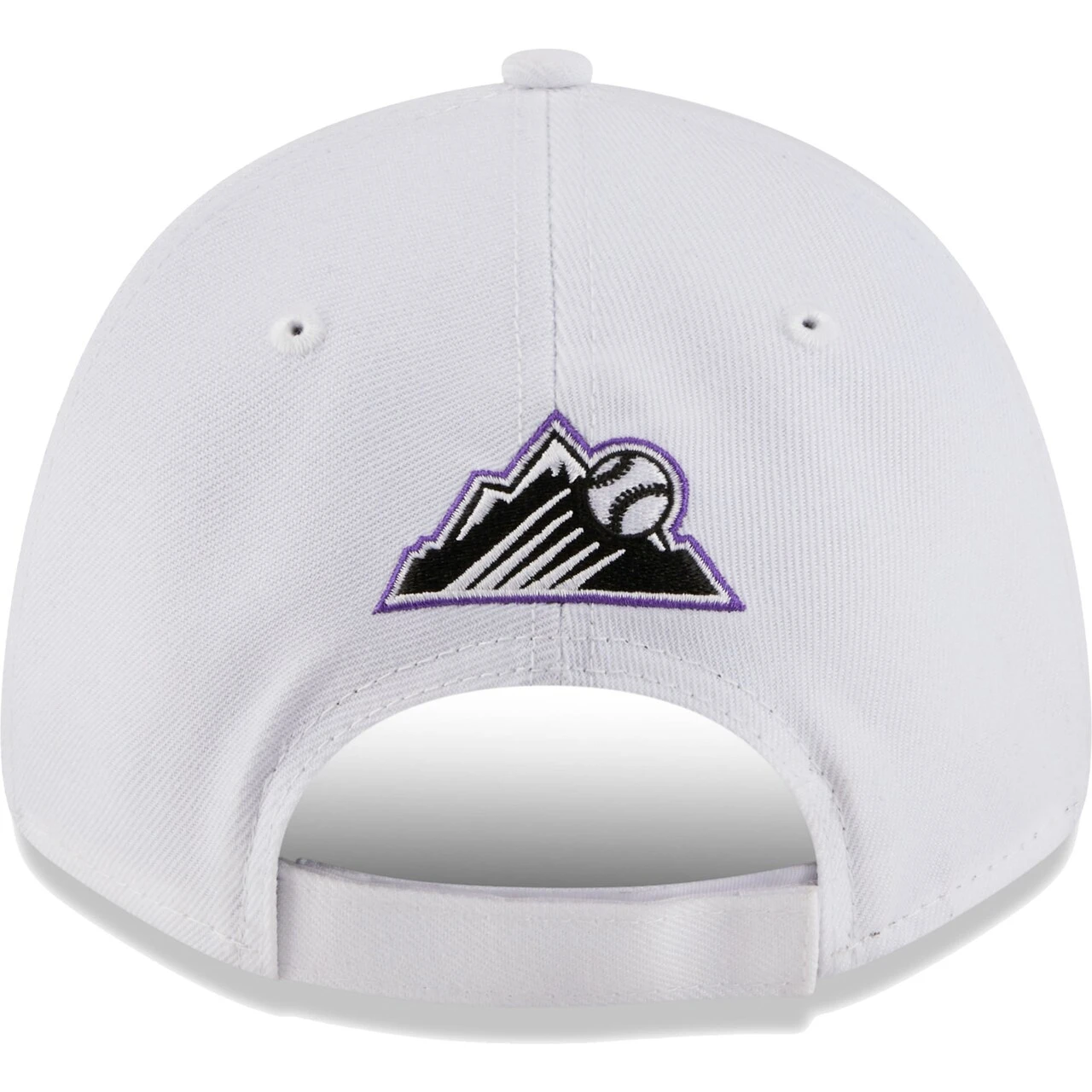 Men's Colorado Rockies New Era White League II 9FORTY Adjustable Hat 4 Men's Colorado Rockies New Era White League II 9FORTY Adjustable Hat - Image 4