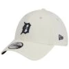 Men's Detroit Tigers New Era White Chrome Team Classic 39THIRTY Flex Hat