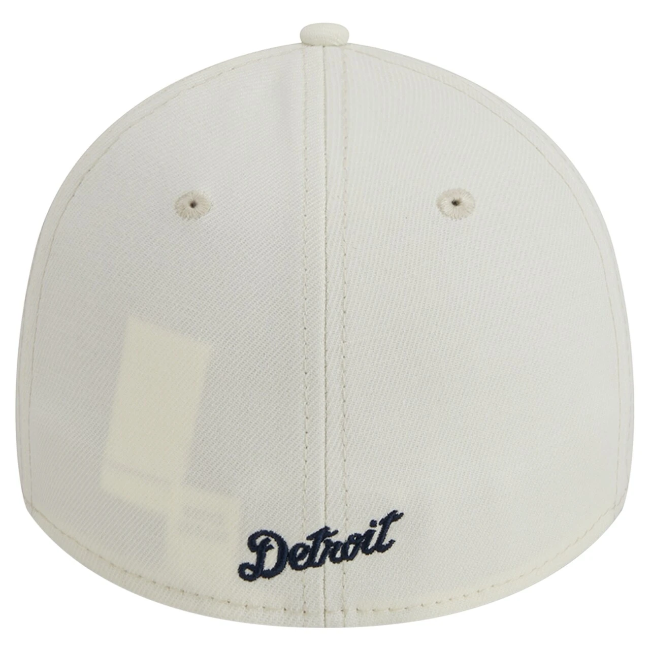 Men's Detroit Tigers New Era White Chrome Team Classic 39THIRTY Flex Hat 4 Men's Detroit Tigers New Era White Chrome Team Classic 39THIRTY Flex Hat - Image 4
