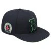 Men's Boston Red Sox Pro Standard Black 2004 World Series Champions Cooperstown Collection Neon Prism Snapback Hat