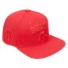 Men's Boston Red Sox Pro Standard Cooperstown Collection Triple Red Snapback Hat