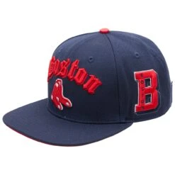 Men's Boston Red Sox Pro Standard Navy 2018 World Series Old English Snapback Hat
