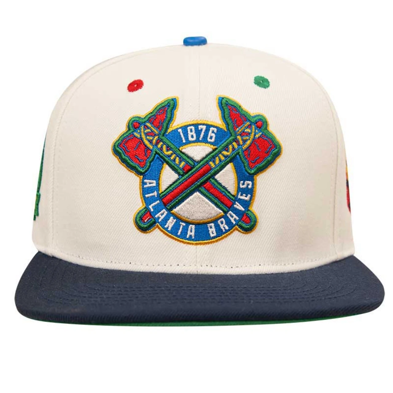 Men's Atlanta Braves Pro Standard White Cooperstown Collection World Baseball Classic Snapback Hat 2 Men's Atlanta Braves Pro Standard White Cooperstown Collection World Baseball Classic Snapback Hat - Image 2