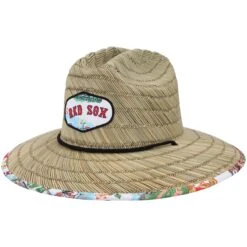 Men's Boston Red Sox Reyn Spooner Logo Straw Hat