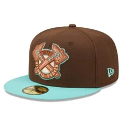 Men's Atlanta Braves New Era Brown/Mint 150th Anniversary Walnut Mint 59FIFTY Fitted Hat -NEW ERA Sales Store mint atlanta braves 150th anniversary walnut mint 59fifty fitted hat ss5 p 4937123pv 3u 13zt09qvakf3m8tm8hn7v fwxm1jys0rbpinbpjtv7