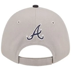 Men's Atlanta Braves New Era Gray/Navy League 9FORTY Adjustable Hat -NEW ERA Sales Store navy atlanta braves league 9forty adjustable hat ss5 p 5002441pv 4u m03b4ev04b4k9odfrrpmv kktvfm0bq3tyaimt9lpm