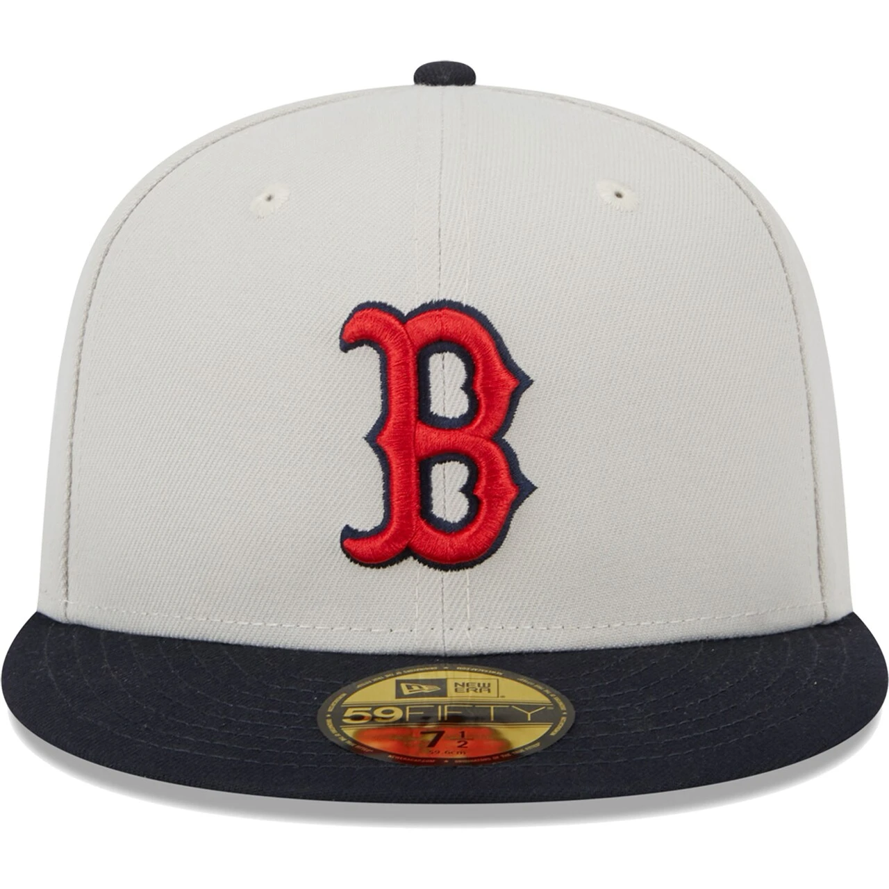 Men's Boston Red Sox New Era Gray/Navy World Class Back Patch 59FIFTY Fitted Hat 2 Men's Boston Red Sox New Era Gray/Navy World Class Back Patch 59FIFTY Fitted Hat - Image 2