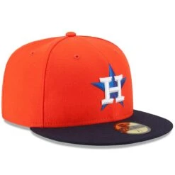 Men's Houston Astros New Era Orange/Navy Alternate Authentic Collection On-Field 59FIFTY Fitted Hat -NEW ERA Sales Store navy houston astros alternate authentic collection on field 59fifty fitted hat pi2659000 altimages ff 2659182alt3 full