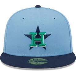 Men's Houston Astros New Era Light Blue/Navy Green Undervisor 59FIFTY Fitted Hat -NEW ERA Sales Store navy houston astros green undervisor 59fifty fitted hat ss5 p 200015944pv 2u wslheqe0yuob50jbgucev jbphu0b6rlas7cdt2cgx