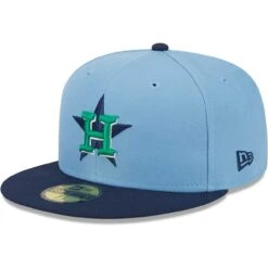 Men's Houston Astros New Era Light Blue/Navy Green Undervisor 59FIFTY Fitted Hat -NEW ERA Sales Store navy houston astros green undervisor 59fifty fitted hat ss5 p 200015944pv 3u wslheqe0yuob50jbgucev ui543xwcjylc2wvjerch