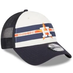 Men's Houston Astros New Era White/Navy Team Stripe Trucker 9FORTY Snapback Hat -NEW ERA Sales Store navy houston astros team stripe trucker 9forty snapback hat ss5 p 5002651pv 3u psegg0yvdxiuw7edvwobv mrvsutrcq53touygdzaa