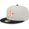 Men's Houston Astros New Era Gray/Navy World Class Back Patch 59FIFTY Fitted Hat