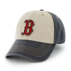 Boston Red Sox '47 Yosemite Fitted Franchise Hat – Natural/Navy