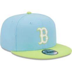 Men's Boston Red Sox New Era Light Blue/Neon Green Spring Basic Two-Tone 9FIFTY Snapback Hat -NEW ERA Sales Store neon green boston red sox spring basic two tone 9fifty snapback hat ss5 p 5000753pv 3u p3uszubdai532ymd4ymqv pycpbkqhpaia1nkea8xk