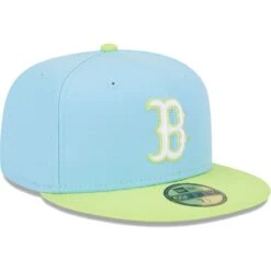 Men's Boston Red Sox New Era Light Blue/Neon Green Spring Color Two-Tone 59FIFTY Fitted Hat -NEW ERA Sales Store neon green boston red sox spring color two tone 59fifty fitted hat ss5 p 5000203pv 3u lgkm6kofxvs6jkmgxru4v 0f8gaavobdtele7pnpgt