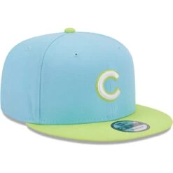 Men's Chicago Cubs New Era Light Blue/Neon Green Spring Basic Two-Tone 9FIFTY Snapback Hat -NEW ERA Sales Store neon green chicago cubs spring basic two tone 9fifty snapback hat ss5 p 5000759pv 3u 3iqigiteay5ci45jfgmnv r8wcdsohk67lrqquo6fj