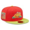 Men's Colorado Rockies New Era Red/Neon Green 25th Anniversary Lava Highlighter Combo 59FIFTY Fitted Hat