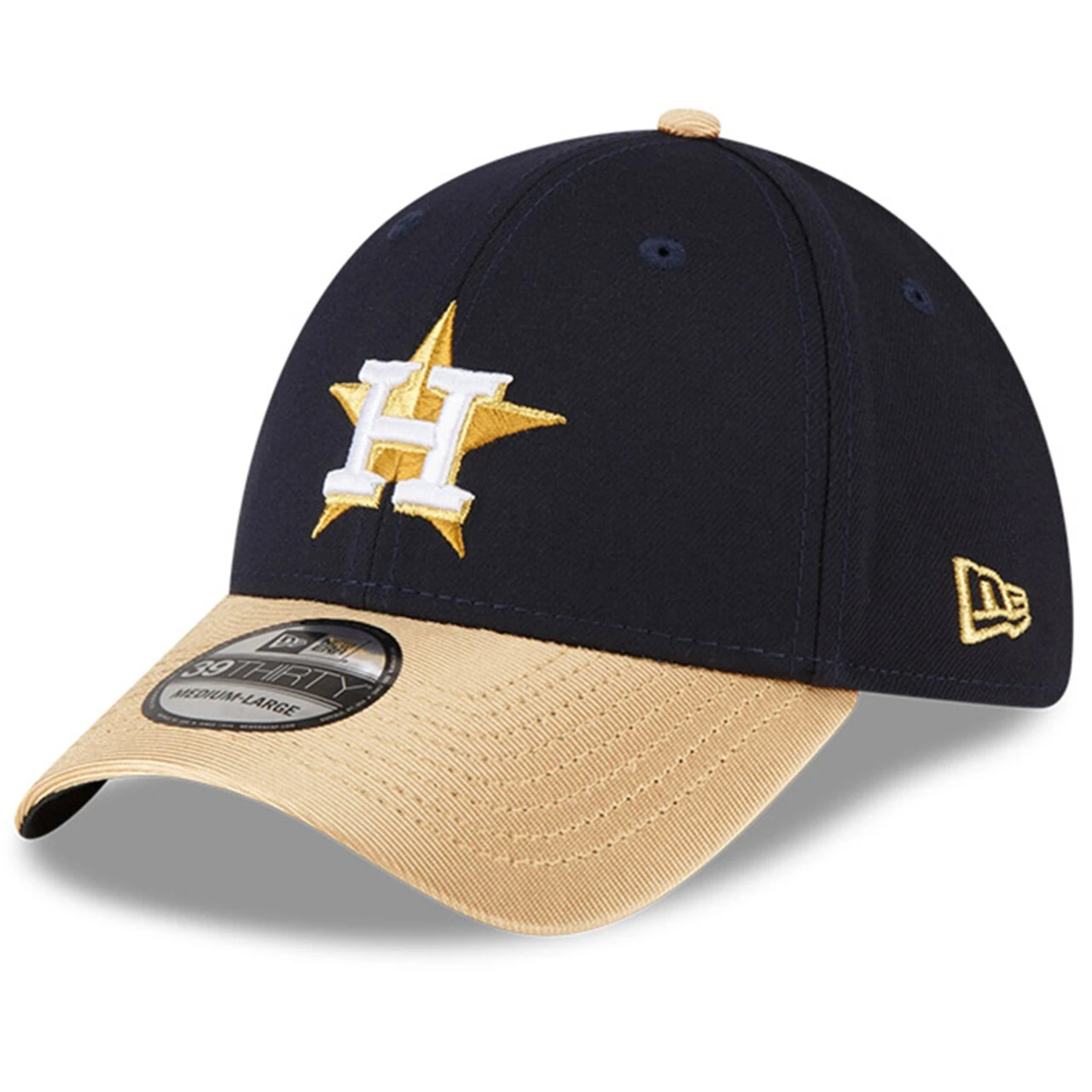 Houston Astros New Era Navy 2023 Gold Collection 39THIRTY Flex Hat 3 Houston Astros New Era Navy 2023 Gold Collection 39THIRTY Flex Hat - Image 3