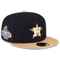 Houston Astros New Era Navy 2023 Gold Collection 9FIFTY Snapback Hat