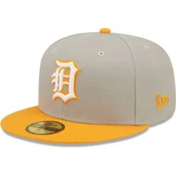 Men's Detroit Tigers New Era Gray/Orange 1984 World Series Cooperstown Collection Undervisor 59FIFTY Fitted Hat -NEW ERA Sales Store orange detroit tigers 1984 world series cooperstown collection undervisor 59fifty fitted hat pi4625000 altimages ff 4625604 3e9897054cb65844407ealt3 full