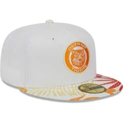 Men's Detroit Tigers New Era White/Orange Flamingo 59FIFTY Fitted Hat -NEW ERA Sales Store orange detroit tigers flamingo 59fifty fitted hat ss5 p 200016114pv 3u ak5do9xcofaft4nvqy3av jgqare0esn3re1rppbqr