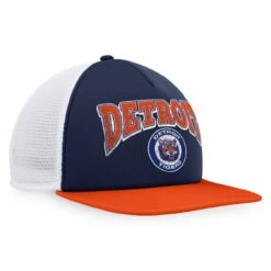 Men's Detroit Tigers Fanatics Branded Navy/Orange Heritage Foam Front Trucker Snapback Hat -NEW ERA Sales Store orange detroit tigers heritage foam front trucker snapback hat ss5 p 4906739pv 3u wo7zr1spafmz1zaqavyuv 3ttxghyzevovoqncl4lk