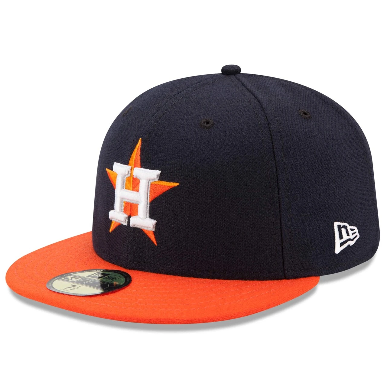 Men's Houston Astros New Era Navy/Orange Road Authentic Collection On Field 59FIFTY Performance Fitted Hat 1 Men's Houston Astros New Era Navy/Orange Road Authentic Collection On Field 59FIFTY Performance Fitted Hat