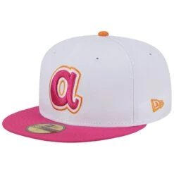 Men's Atlanta Braves New Era White/Pink 150th Team Anniversary 59FIFTY Fitted Hat -NEW ERA Sales Store pink atlanta braves 150th team anniversary 59fifty fitted hat ss5 p 200016059pv 3u dyhwtx6slauiore2v2cyv ugr6vlhmc6qlglchmxjn