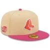 Men's Boston Red Sox New Era Orange/Pink 2004 World Series Mango Passion 59FIFTY Fitted Hat
