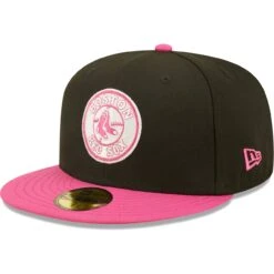 Men's Boston Red Sox New Era Black/Pink 2007 World Series Champions Passion 59FIFTY Fitted Hat -NEW ERA Sales Store pink boston red sox 2007 world series champions passion 59fifty fitted hat ss5 p 4789329pv 3u yiio8w8agrfqdodtwtpav fw6yn9pxo1dksesgz2lc