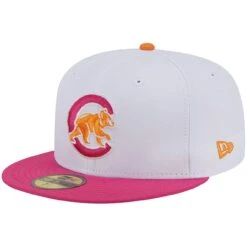 Men's Chicago Cubs New Era White/Pink Wrigley Field 100th Anniversary 59FIFTY Fitted Hat -NEW ERA Sales Store pink chicago cubs wrigley field 100th anniversary 59fifty fitted hat ss5 p 200016062pv 3u mxrh3bjsisikglzq07cav 3mduhpwmpu7rc2dbktsg